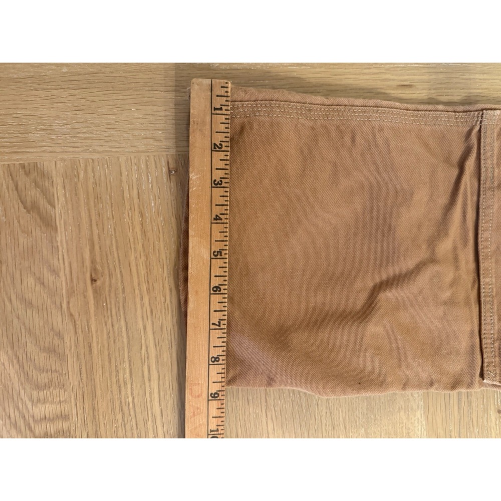 Carhartt Double Knee Pants Mens 42X30 Brown Loose Duck Canvas Utility Work B01-M - Picture 16 of 16